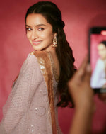 Load image into Gallery viewer, Shagun Premium Mukaish Chikankari Anarkali & Dupatta