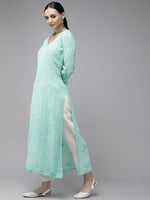 Load image into Gallery viewer, Arsh Premium Viscose Chikankari Kurti - The Lucknowi Chikan