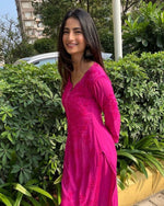 Load image into Gallery viewer, Palak Modal Dyed Premium Chikankari Kurti Set