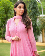 Load image into Gallery viewer, Nora Premium Chikankari Heavy Anarkali & Dupatta