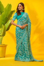 Load image into Gallery viewer, Gulzar Full Jaal Chikankari Saree