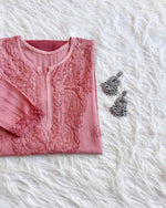 Load image into Gallery viewer, Riva Ombre Chikankari Kurti