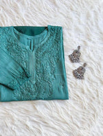 Load image into Gallery viewer, Riva Ombre Chikankari Kurti