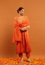 Load image into Gallery viewer, Karishma Kapoor Styled Mukaish Chikankari Chanderi Suit Set