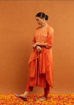 Load image into Gallery viewer, Karishma Kapoor Styled Mukaish Chikankari Chanderi Suit Set