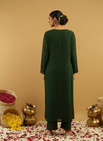 Load image into Gallery viewer, Nagma Chikankari And Mukaish Suit Set