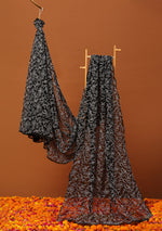 Load image into Gallery viewer, Tepchi Handwork Georgette Chikankari Saree