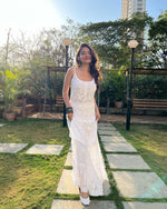 Load image into Gallery viewer, Anushka Styled Western Chikankari Kurta & Gharara Set