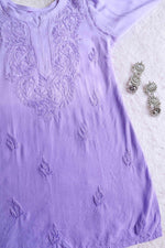 Load image into Gallery viewer, Vibha Ombre Chikankari Short Top