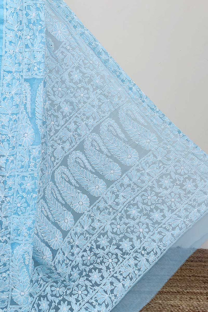 Gulzar Full Jaal Chikankari Saree