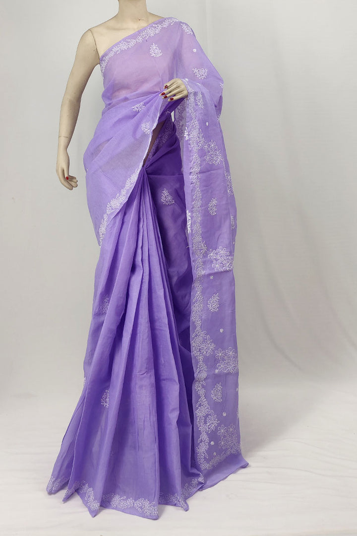 Mohini Cotton Chikankari Saree