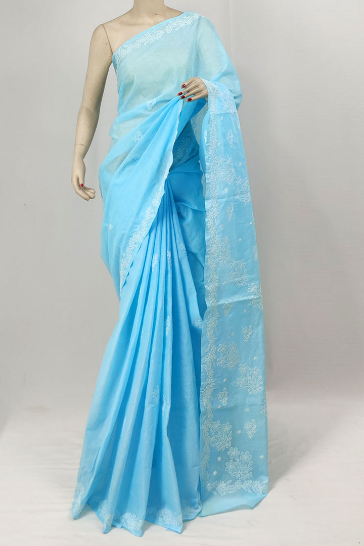 Mohini Cotton Chikankari Saree