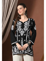 Load image into Gallery viewer, Ayesha Premium Chikankari Short Kurti - The Lucknowi Chikan 