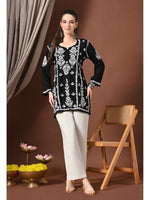 Load image into Gallery viewer, Ayesha Premium Chikankari Short Kurti - The Lucknowi Chikan 