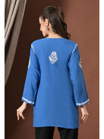 Load image into Gallery viewer, Ayesha Premium Chikankari Short Kurti - The Lucknowi Chikan 