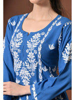 Load image into Gallery viewer, Ayesha Premium Chikankari Short Kurti - The Lucknowi Chikan 
