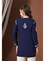 Load image into Gallery viewer, Ayesha Premium Chikankari Short Kurti - The Lucknowi Chikan 