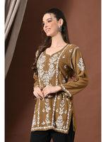 Load image into Gallery viewer, Ayesha Premium Chikankari Short Kurti - The Lucknowi Chikan 