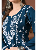 Load image into Gallery viewer, Ayesha Premium Chikankari Short Kurti - The Lucknowi Chikan 