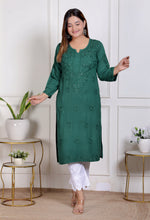 Load image into Gallery viewer, Nargis Rayon Mukaish Chikankari Kurta