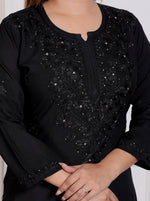 Load image into Gallery viewer, Nargis Rayon Mukaish Chikankari Kurta