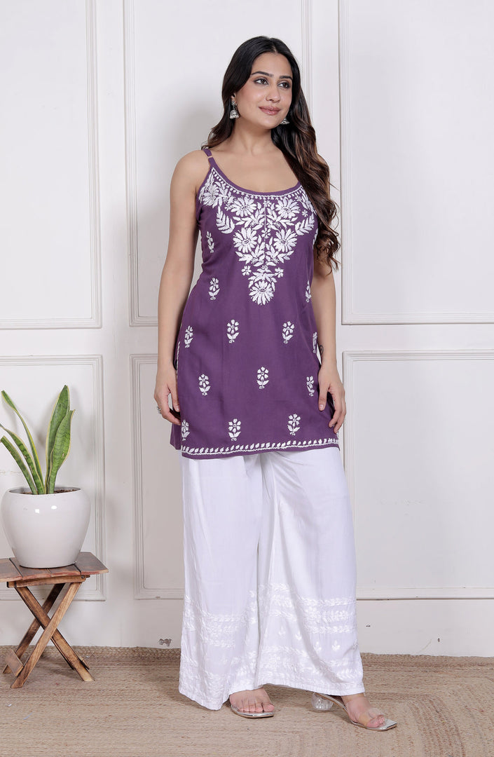 Mahiya Strappy Chikankari Kurti