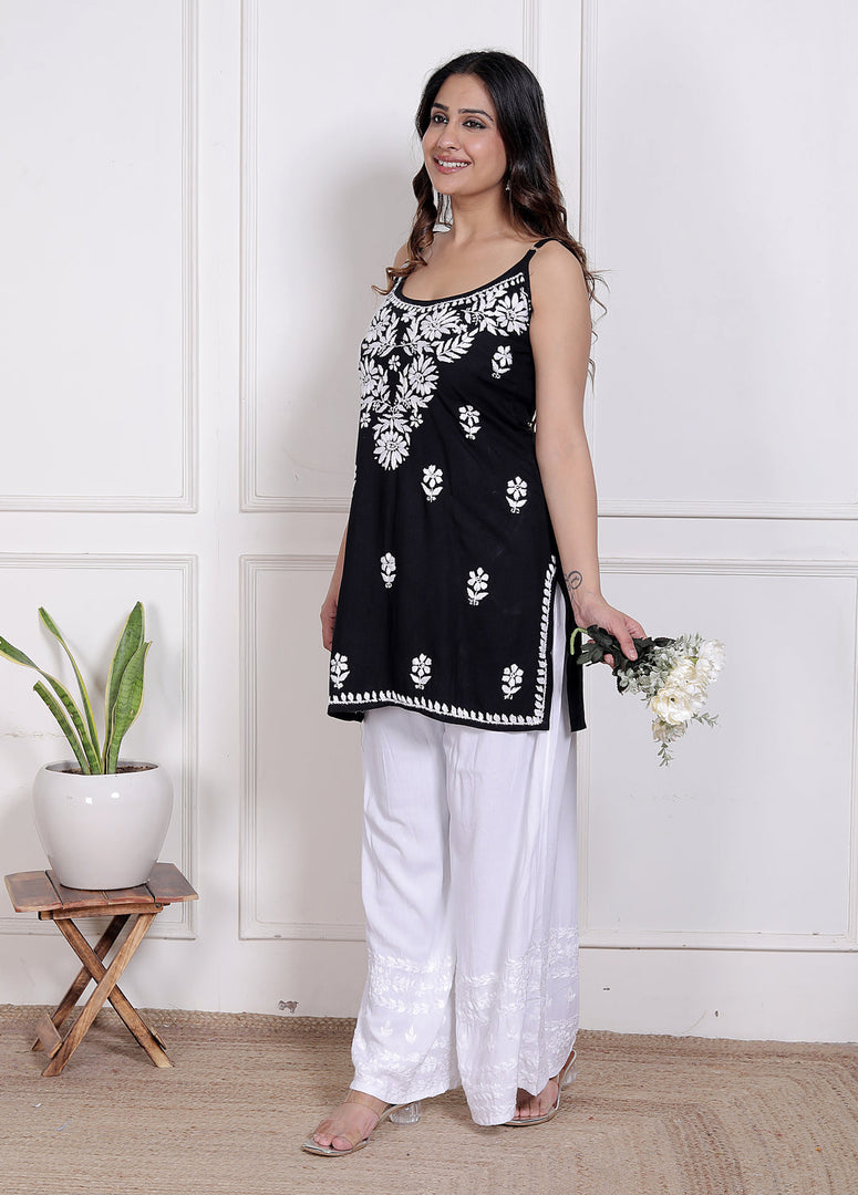 Mahiya Strappy Chikankari Kurti
