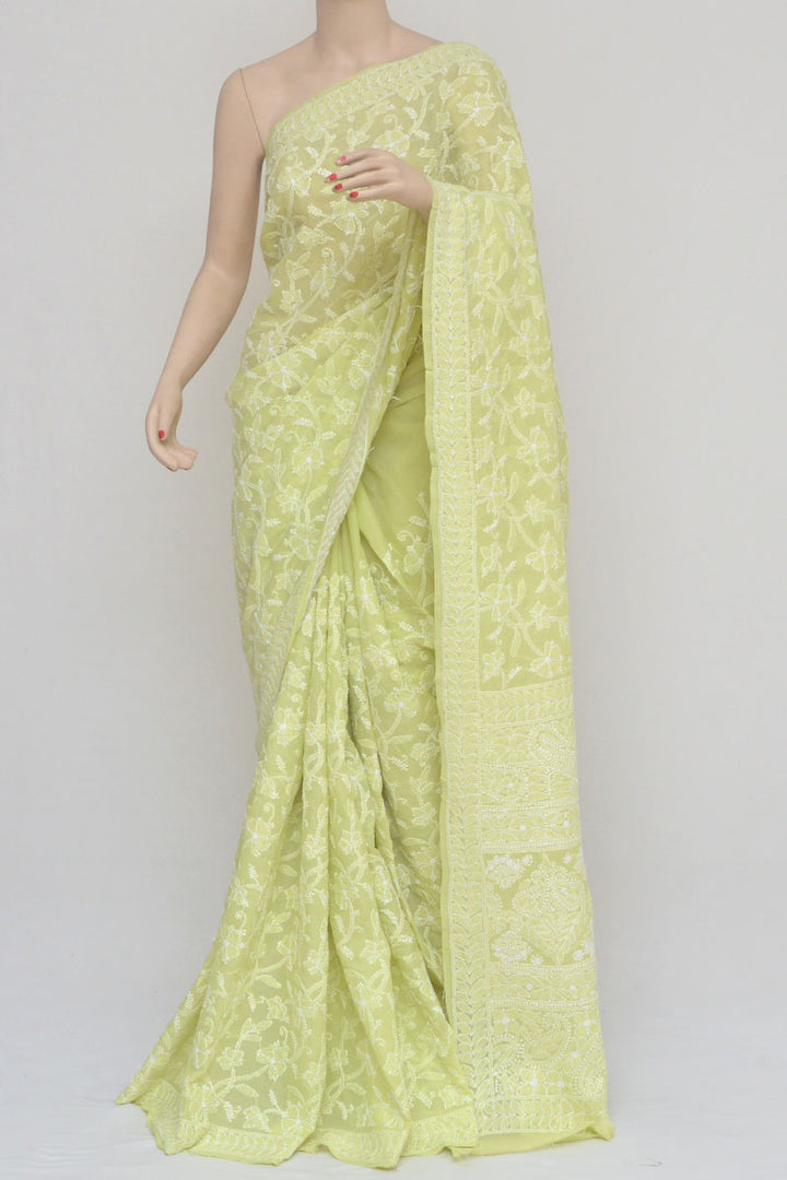 Gulzar Full Jaal Chikankari Saree