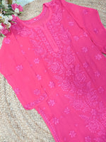 Load image into Gallery viewer, Gulposh Rose Pannel Viscose Kurti