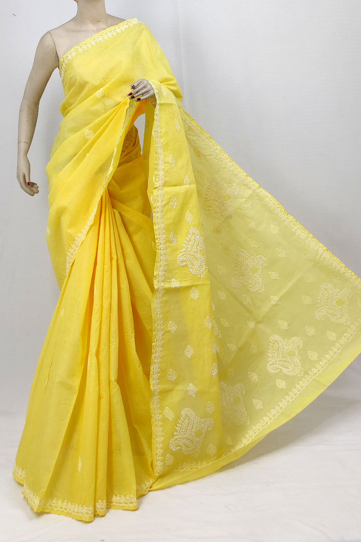 Mohini Cotton Chikankari Saree