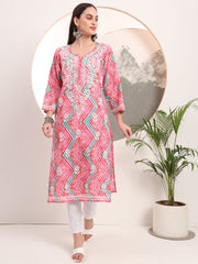 Shaher Kota Doria Straight Kurti