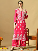 Load image into Gallery viewer, Daniya Premium Chikankari Rayon Co-ord Sets
