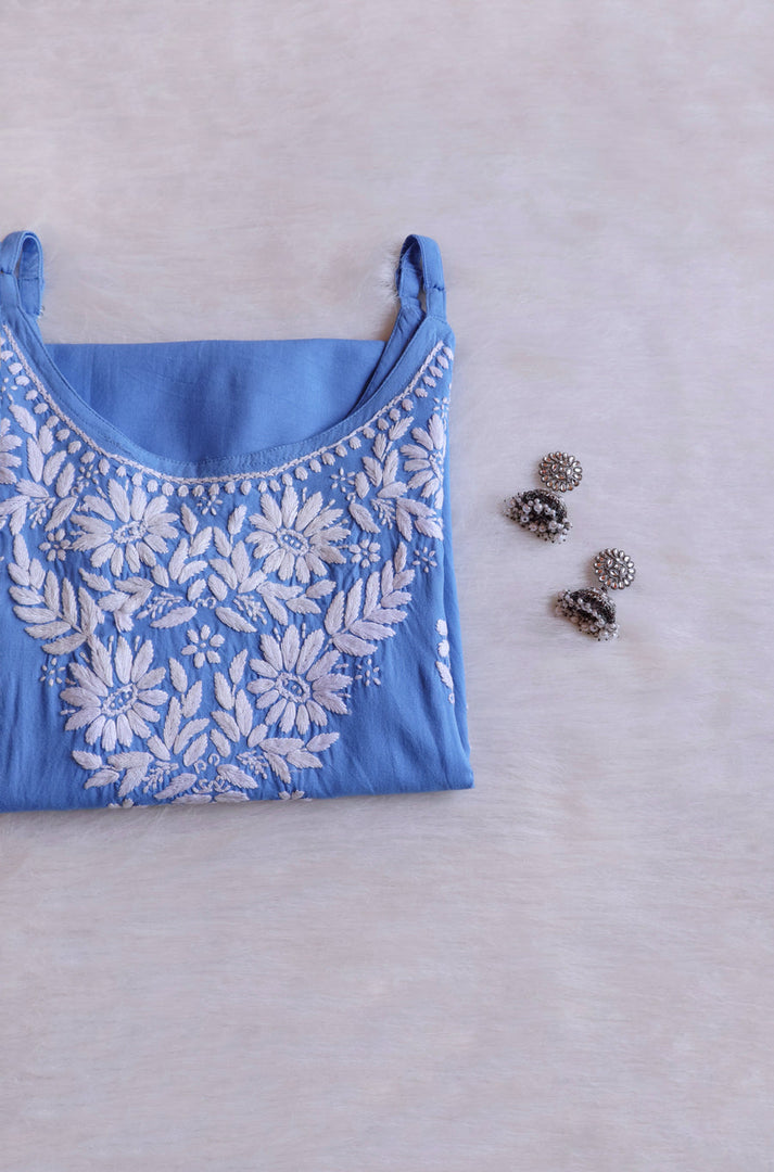 Mahiya Strappy Chikankari Kurti
