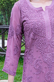 Vranda Pure Viscose 3D Chikankari Kurti