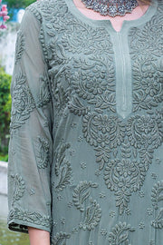 Vranda Pure Viscose 3D Chikankari Kurti