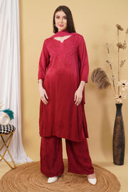 Bahar Ombre Rayon Chikankari Kurti Set