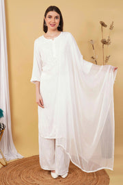 Bahar Ombre Rayon Chikankari Kurti Set