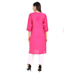 Load image into Gallery viewer, Kyra Chanderi Cotton Chikankari Kurti
