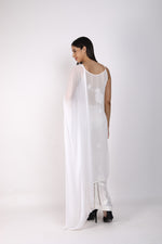 Load image into Gallery viewer, Hand Crochet Chiffon Dupatta
