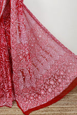 Load image into Gallery viewer, Gulzar Full Jaal Chikankari Saree
