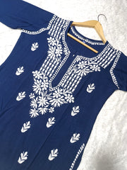 Dori Modal Chikankari Kurti