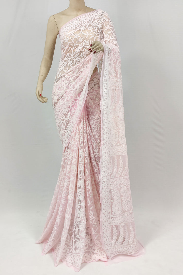 Gulzar Full Jaal Chikankari Saree