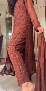 Load image into Gallery viewer, Khwab 3D Handwork Chikankari Kurti Set