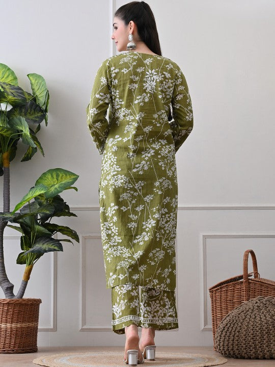 Chhaya Mul Chikankari Kurti Set