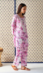 Load image into Gallery viewer, Indi Handcrafted Chanderi Co-ord Set
