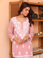 Load image into Gallery viewer, Aabha Premium Modal Chikankari Top
