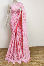 Load image into Gallery viewer, Gulzar Full Jaal Chikankari Saree