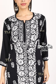 Nikhar Front Pannel Chikankari Kurti