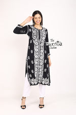 Load image into Gallery viewer, Nikhar Front Pannel Chikankari Kurti
