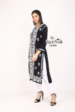 Load image into Gallery viewer, Nikhar Front Pannel Chikankari Kurti
